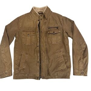 Levi’s sherpa collar utility jacket. Size   Men’s Small